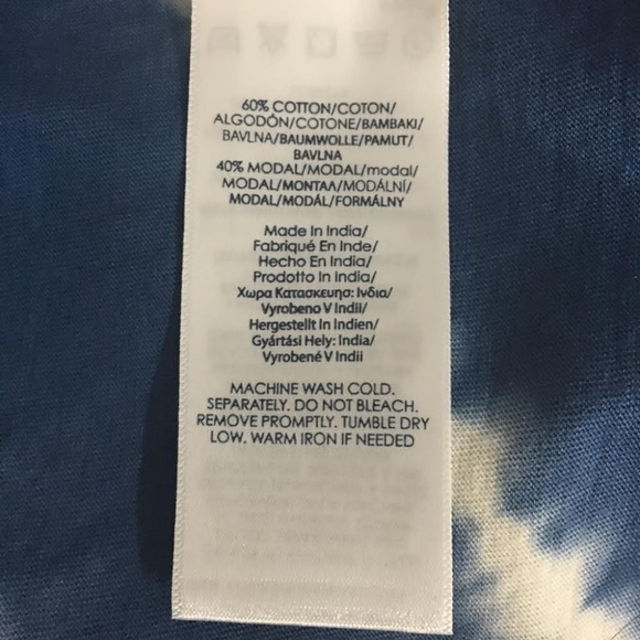 CHAPS by Ralph Lauren Sleeveless Tie Dye Top Sz L - Picture 8 of 8